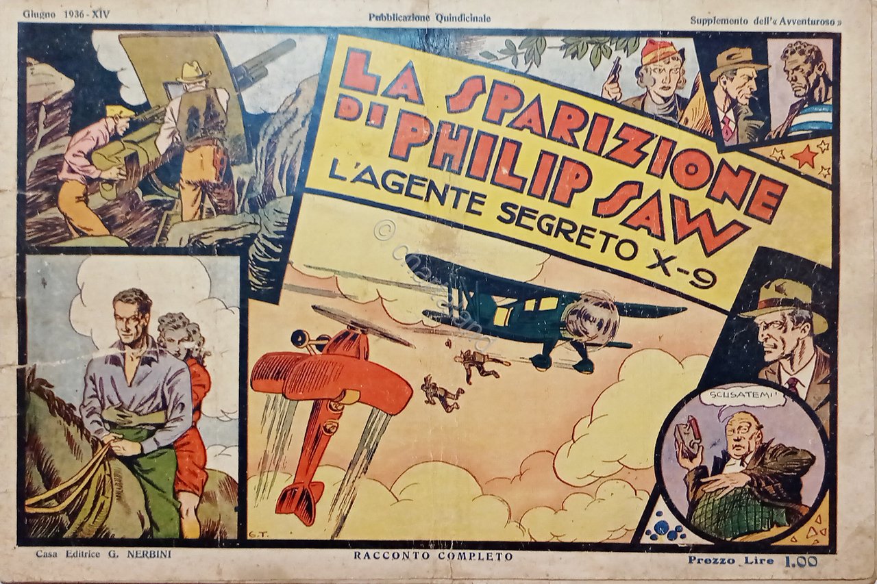 Fumetti Albi - La Sparizione di Philip Saw: L'agente Segreto …