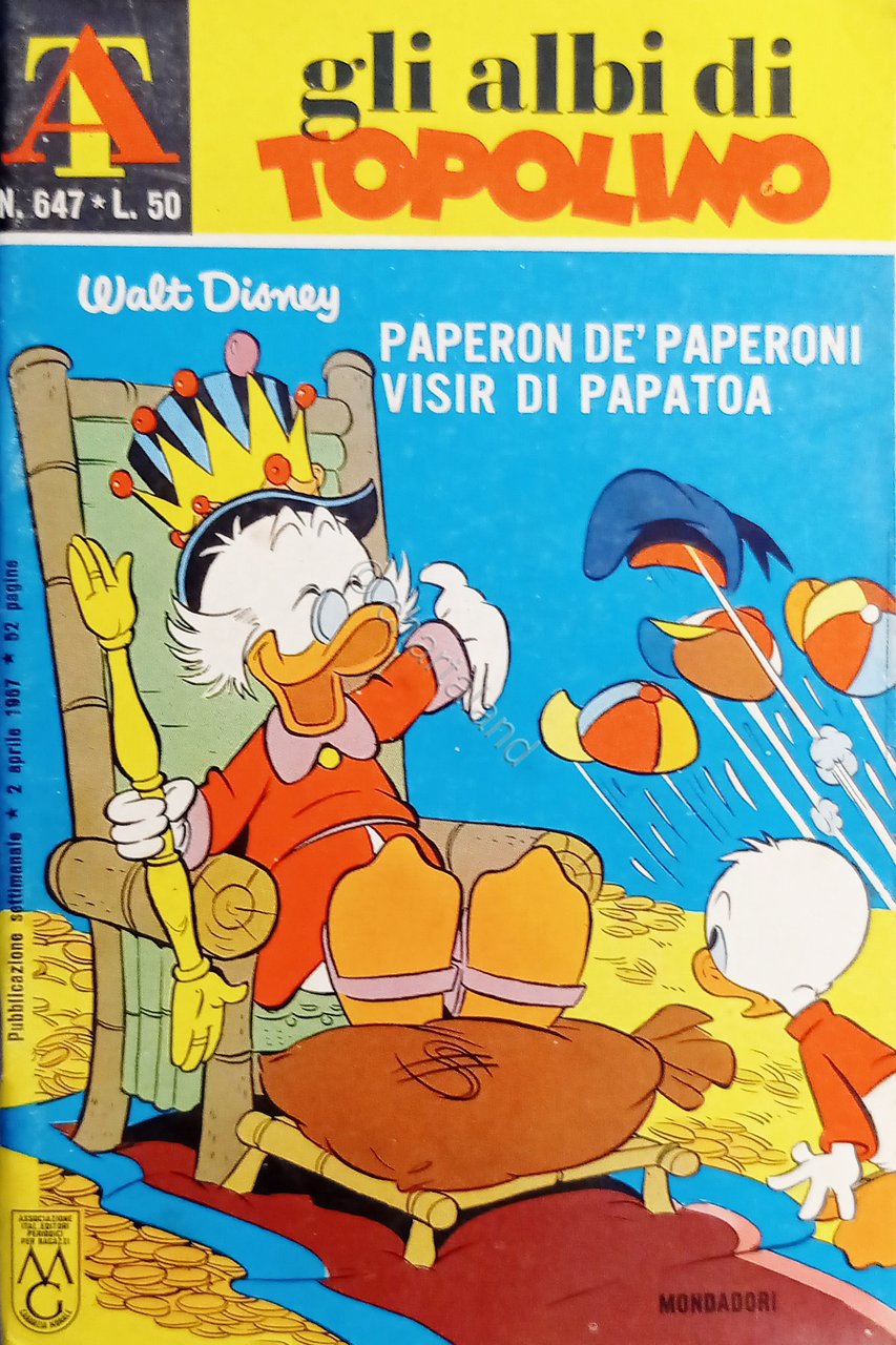 Fumetti Walt Disney - Gli albi di Topolino N. 647 …