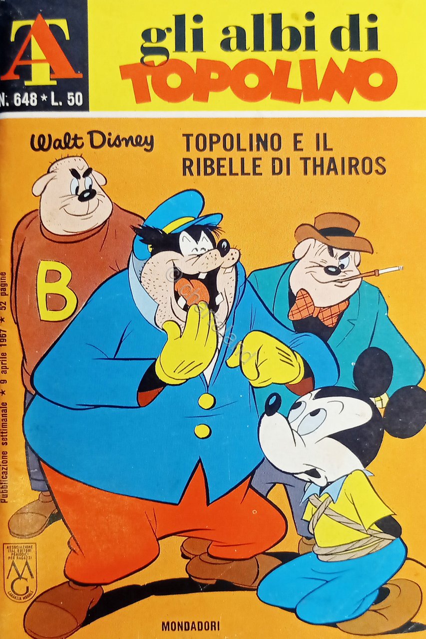 Fumetti Walt Disney - Gli albi di Topolino N. 648 …