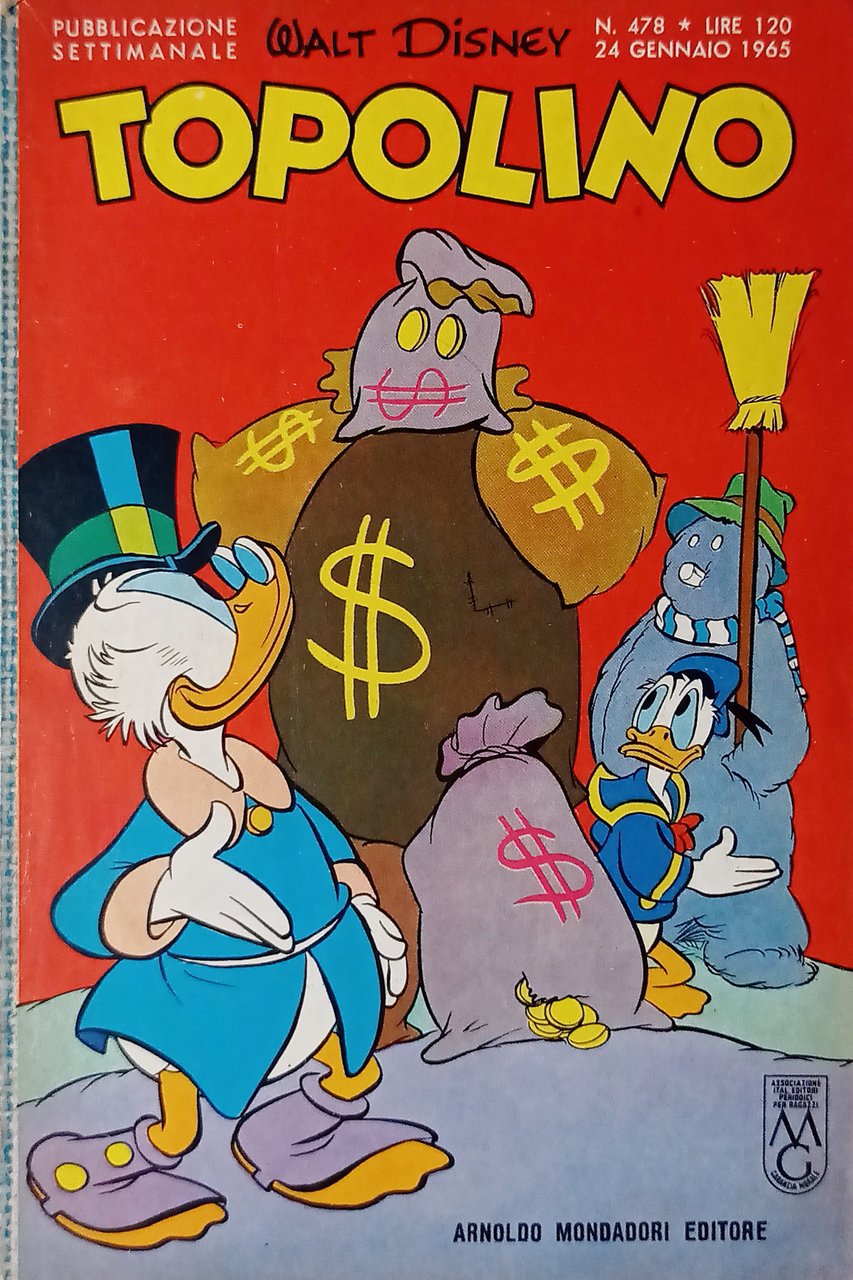 Fumetti Walt Disney - Topolino N. 478 - 1965 con …