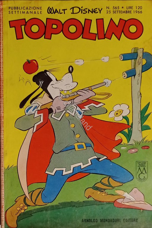 Fumetti Walt Disney - Topolino N. 565 - 1966 Mondadori …