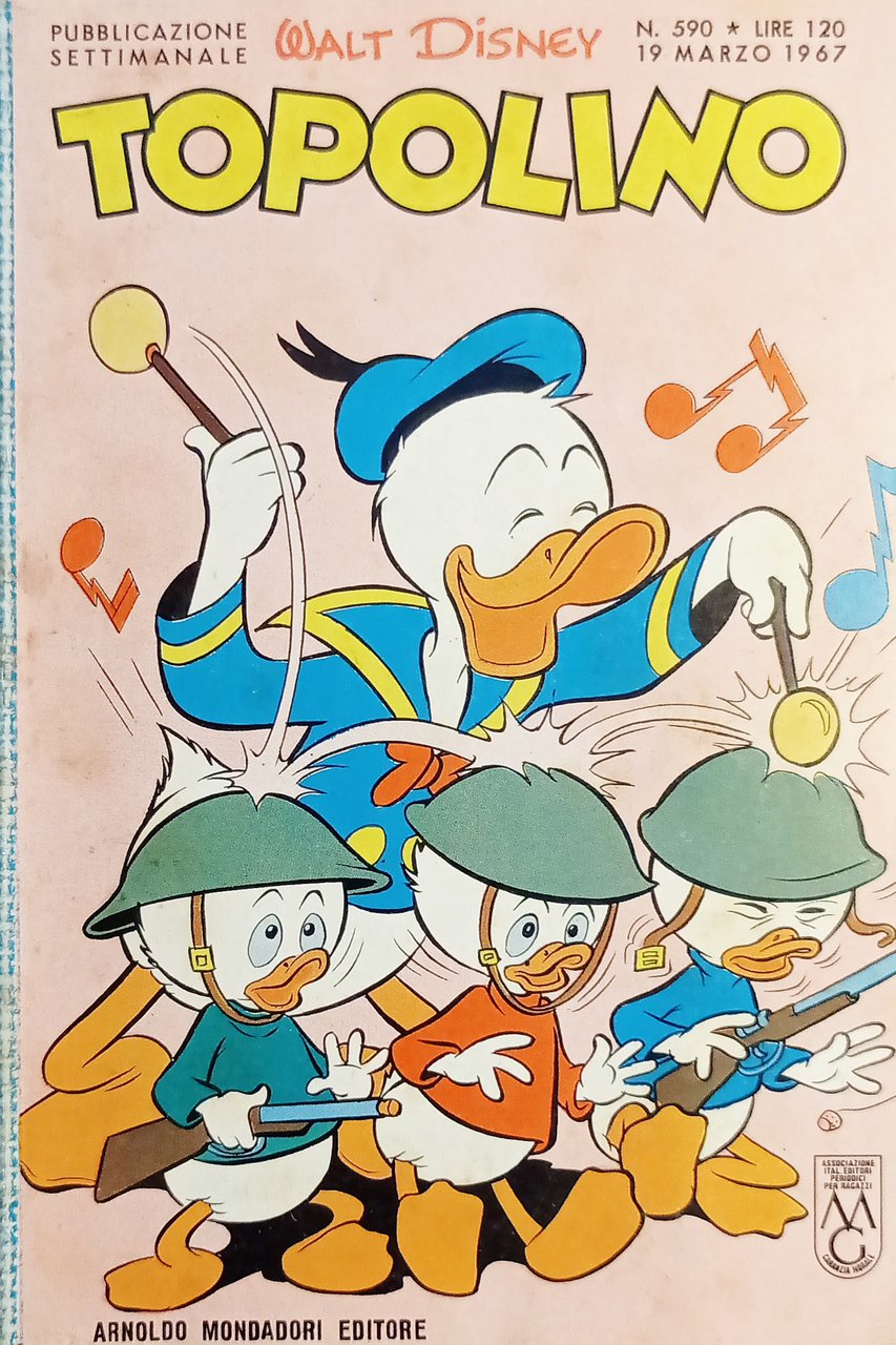 Fumetti Walt Disney - Topolino n. 590 - 1967 Mondadori …