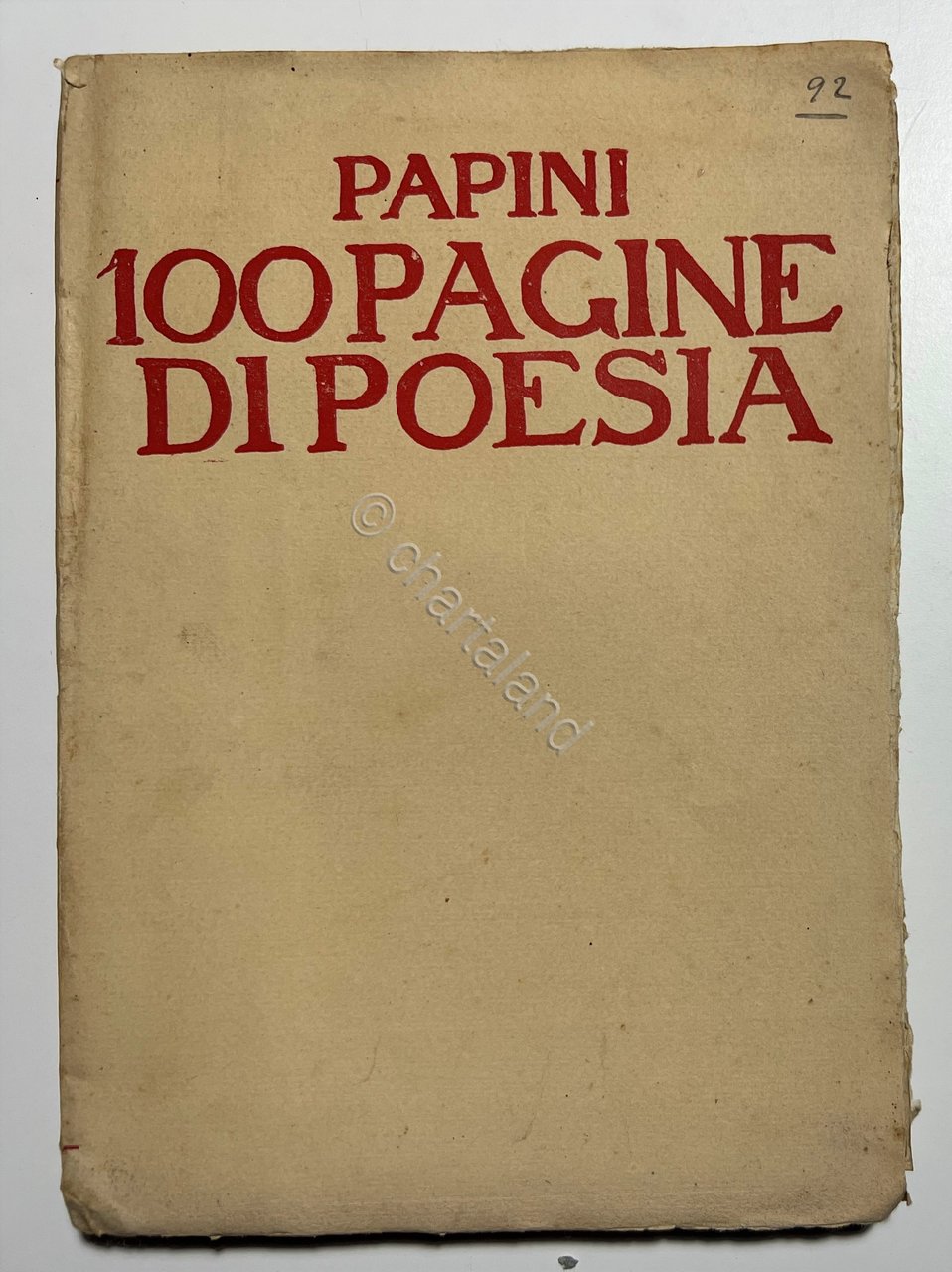Futurismo - G. Papini - 100 Pagine di Poesia - …