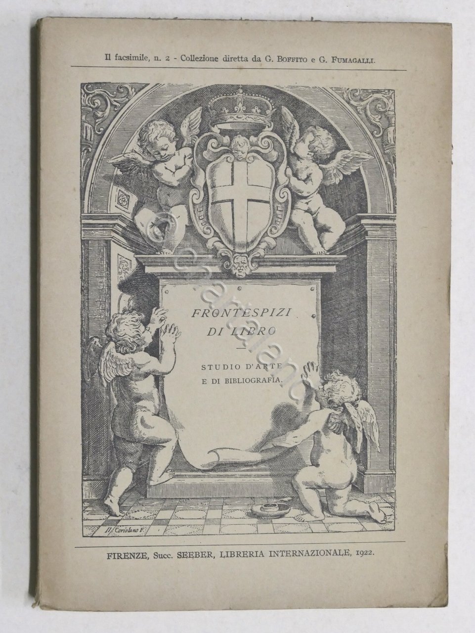 G. Boffito - Frontespizi incisi nel libro italiano del Seicento …