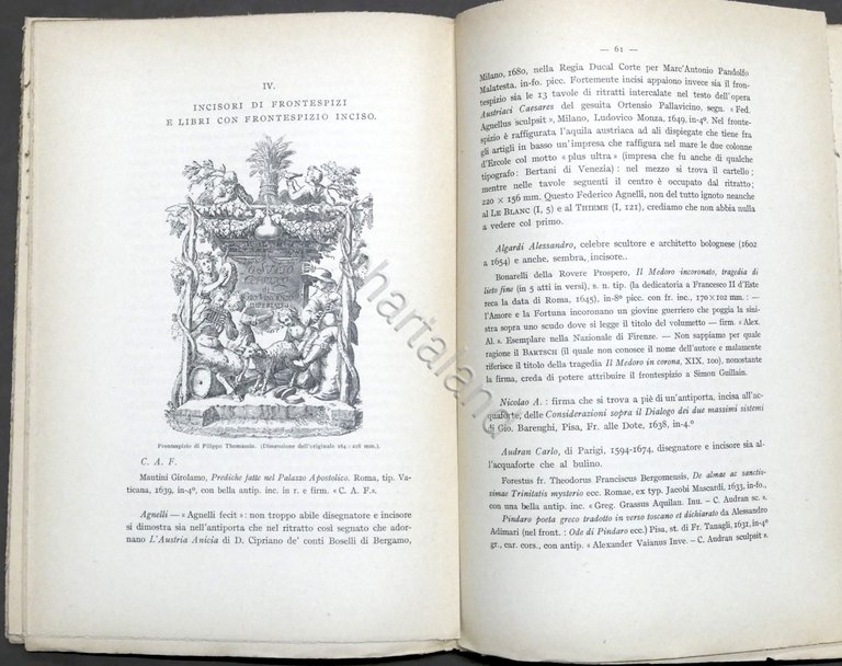 G. Boffito - Frontespizi incisi nel libro italiano del Seicento …
