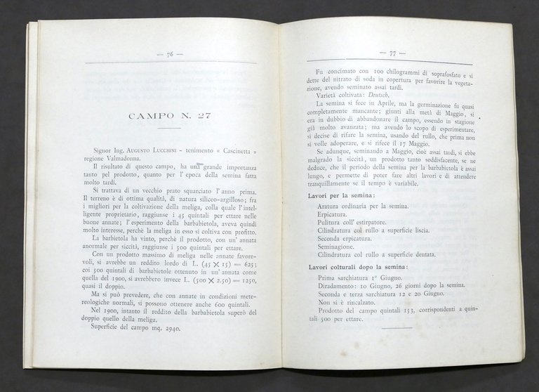 G. Bonzi - Coltivazione della barbabietola zuccherina - Campi esperimento … | Immagine Gallery 2