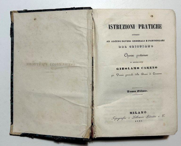 G. Careno - Istruzioni Pratiche del Cristiano - ed. 1845 | Immagine Gallery 2