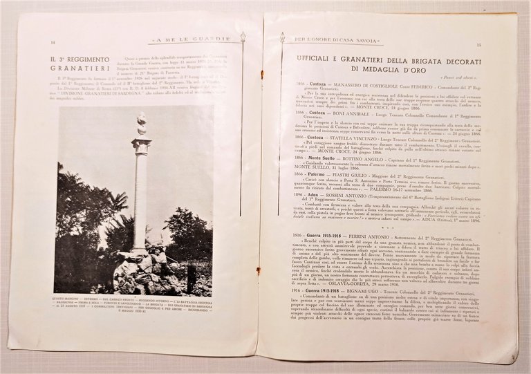 G. Ciotti - I Granatieri ( 1659 - 1935 ) …