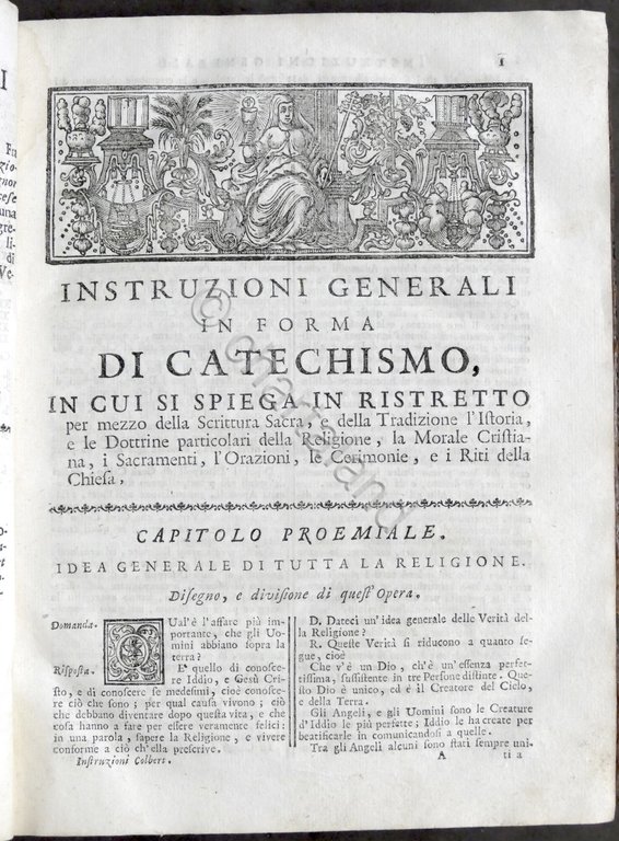 G. Colbert - Istruzioni generali in forma di catechismo - …