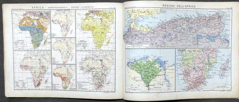 G. De Agostini - Atlante Geografico Italgeo - ed. 1947
