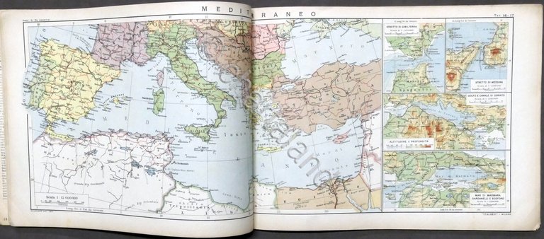 G. De Agostini - Atlante Geografico Italgeo - ed. 1947