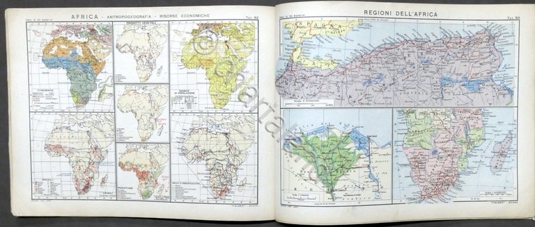 G. De Agostini - Atlante Geografico Italgeo - ed. 1947
