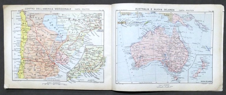 G. De Agostini - Atlante Geografico Italgeo - ed. 1947