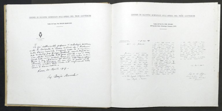 G. Gatteschi - Restauri della Roma Imperiale - ed. 1924