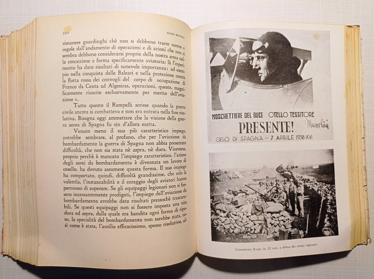 G. Mattioli - L'aviazione legionaria in Spagna - ed. 1940