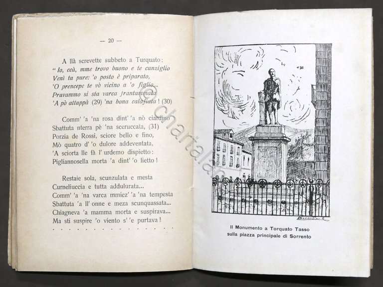 G. Saltovar - Turquatiello Poemetto sorrentino illustrato - 1^ ed. …