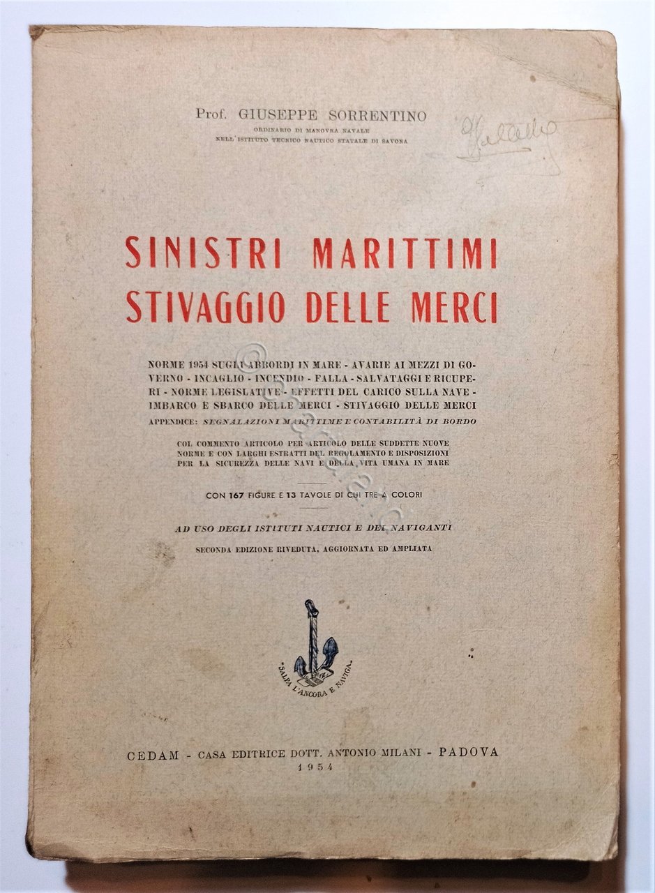 G. Sorrentino - Sinistri marittimi: Stivaggio delle merci - ed. …