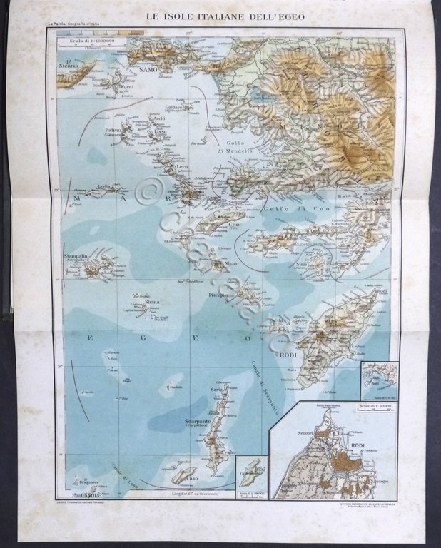 G. Stefanini, Ardito Desio - Le Colonie, Rodi e le …