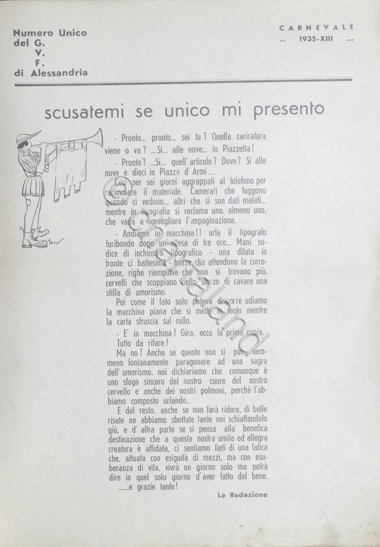G.U.F. di Alessandria - Carnevale 19235 - Tucà Brusà - … | Immagine Gallery 2
