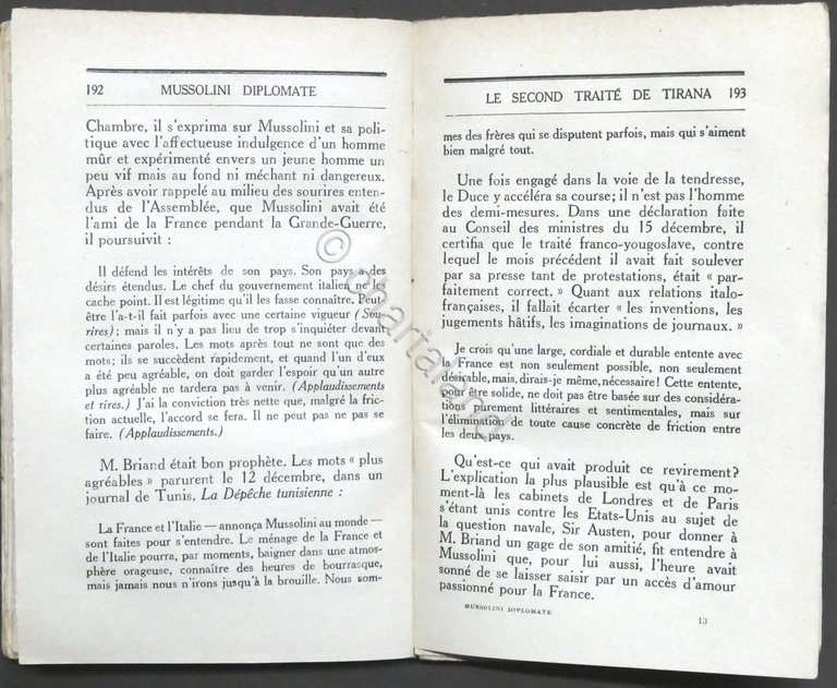 Gaetano Salvemini - Mussolini diplomate - 1932