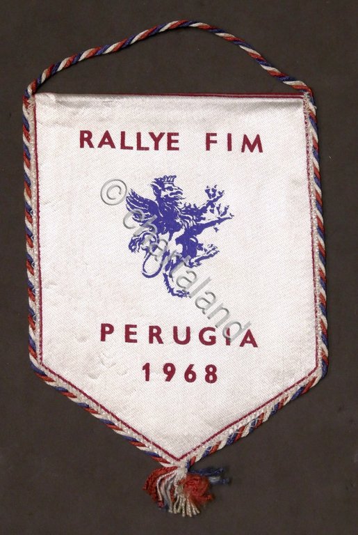 Gagliardetto UAMK Ceskoslovensko Automotoklub CSSR - Rallye FIM - Perugia … | Immagine Gallery 4