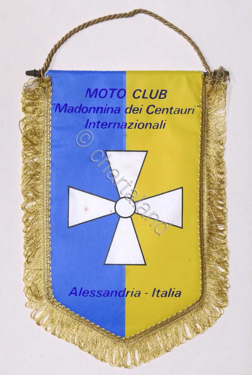 Gagliardetto vintage Moto Club Madonnina dei Centauri Internazionali Alessandria