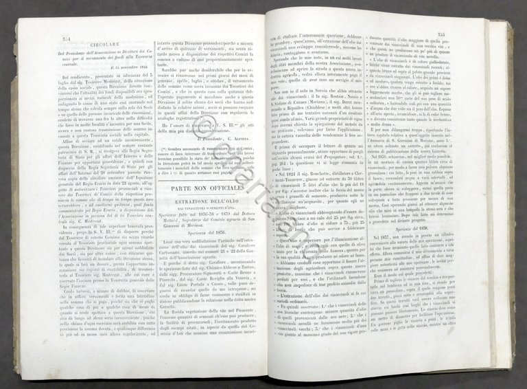 Gazzetta dell'Associazione Agraria - Anno II completo - 1844 - …