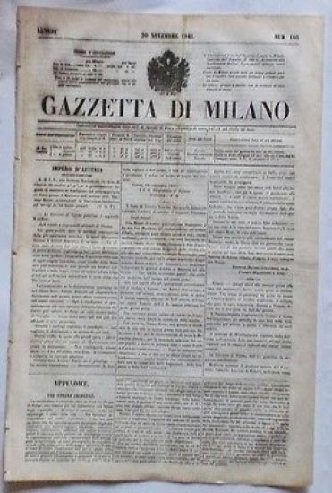 Gazzetta di Milano - N° 105 - Lunedì - 20 …