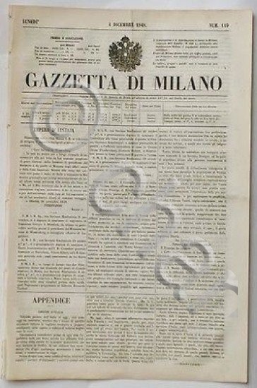 Gazzetta di Milano - N° 119 - Lunedì - 4 …