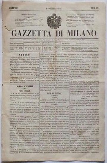 Gazzetta di Milano - N° 55 - Domenica - 1°Ottobre …