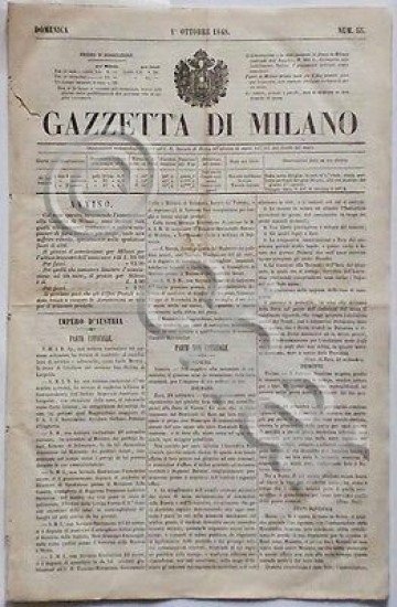 Gazzetta di Milano - N° 55 - Domenica - 1°Ottobre …