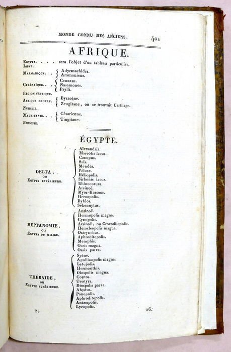Geografia - Dictionnaire Universel Abrègè de Geographie Ancienne Comparèe - … | Immagine Gallery 7