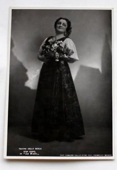 Gina Cigna Canto Soprano Fotografia Teatro alla Scala