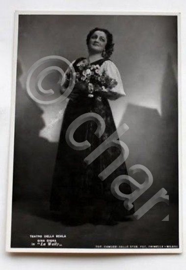 Gina Cigna Canto Soprano Fotografia Teatro alla Scala