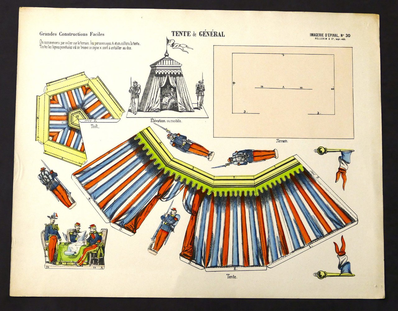 Gioco Costruzione - Imagerie d'Epinal N° 30 Tente de General … | Immagine principale