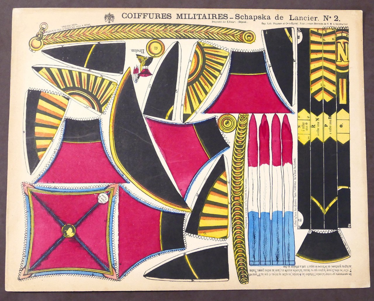 Gioco Costruzione Coiffures Militaires Schapska de Lancier N° 2 Epinal … | Immagine principale