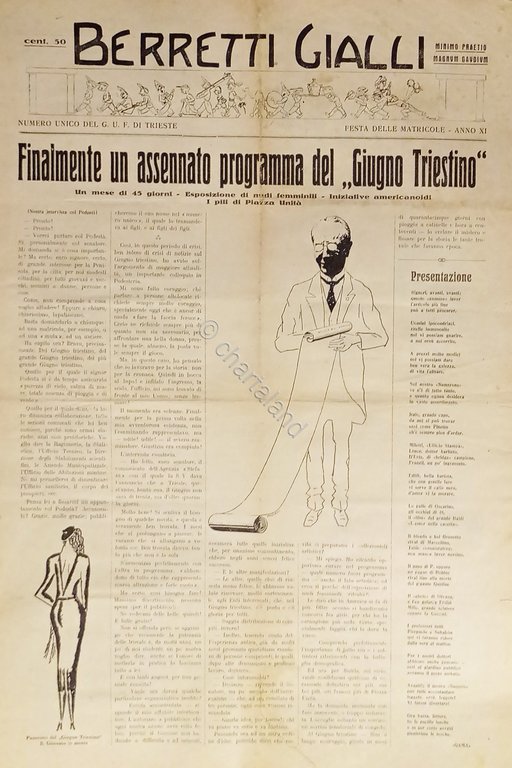 Giornale - Berretti Gialli - Numero Unico del G.U.F. di … | Immagine Gallery 2