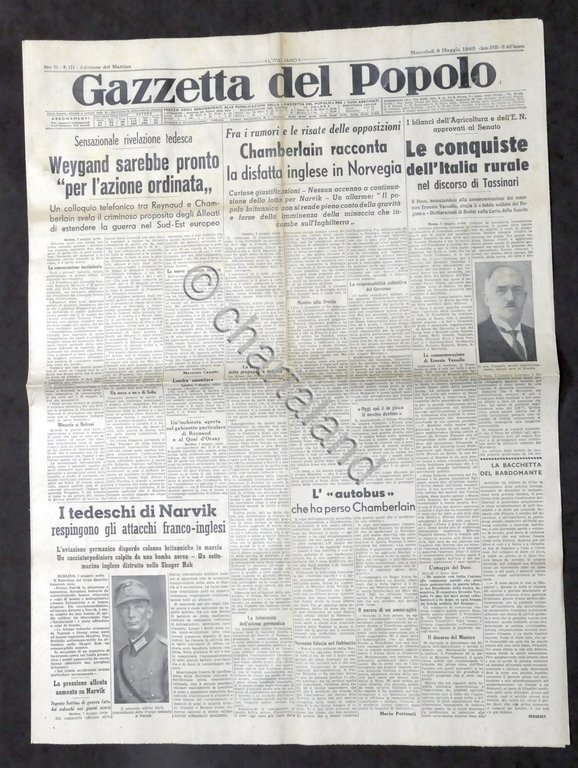 Giornale - Gazzetta del Popolo N. 111 - Le conquiste …