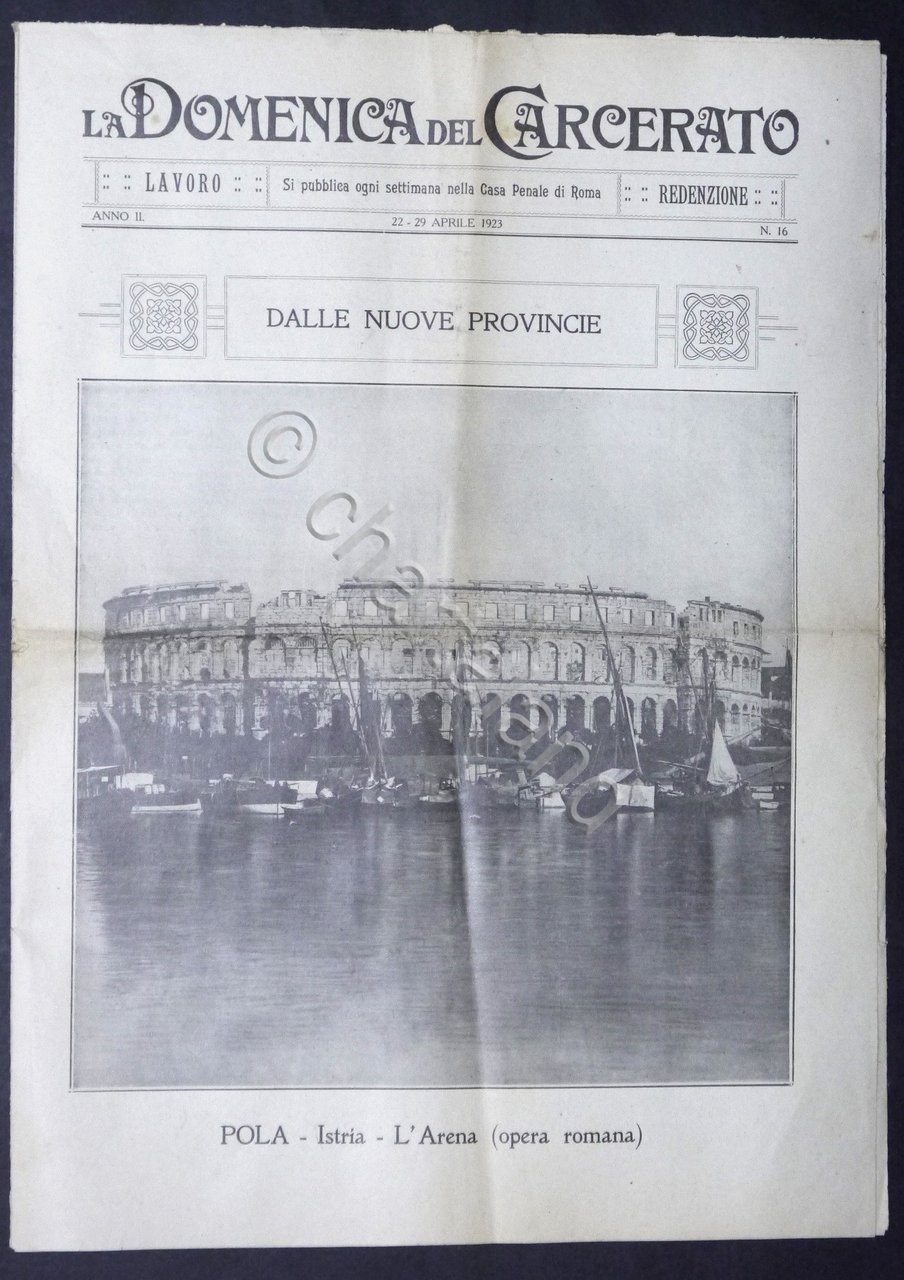 Giornale - La Domenica del Carcerato - Casa Penale di … | Immagine principale