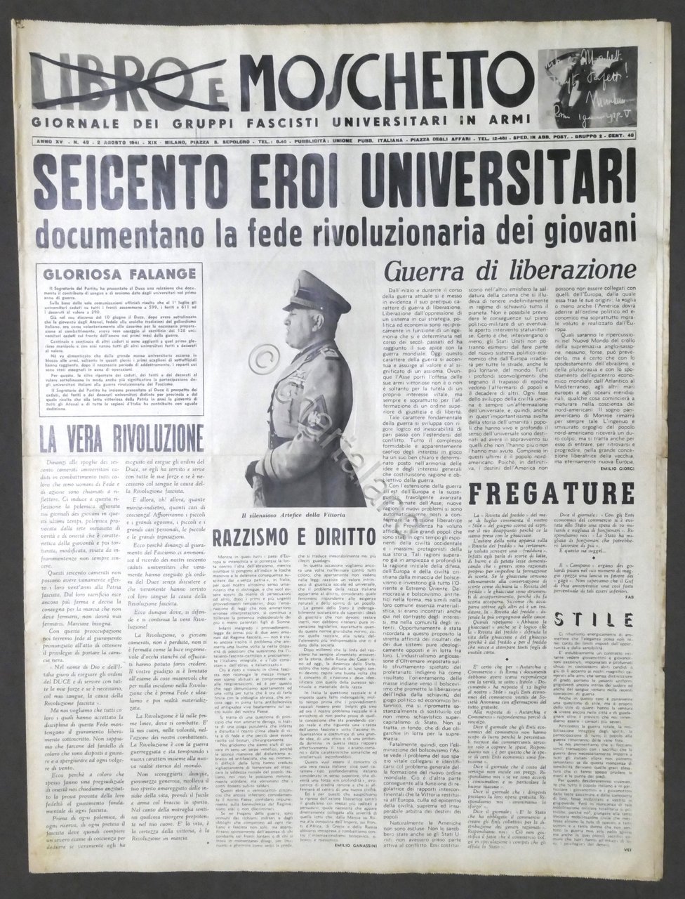 Giornale - Libro e Moschetto - Anno XV - N. …