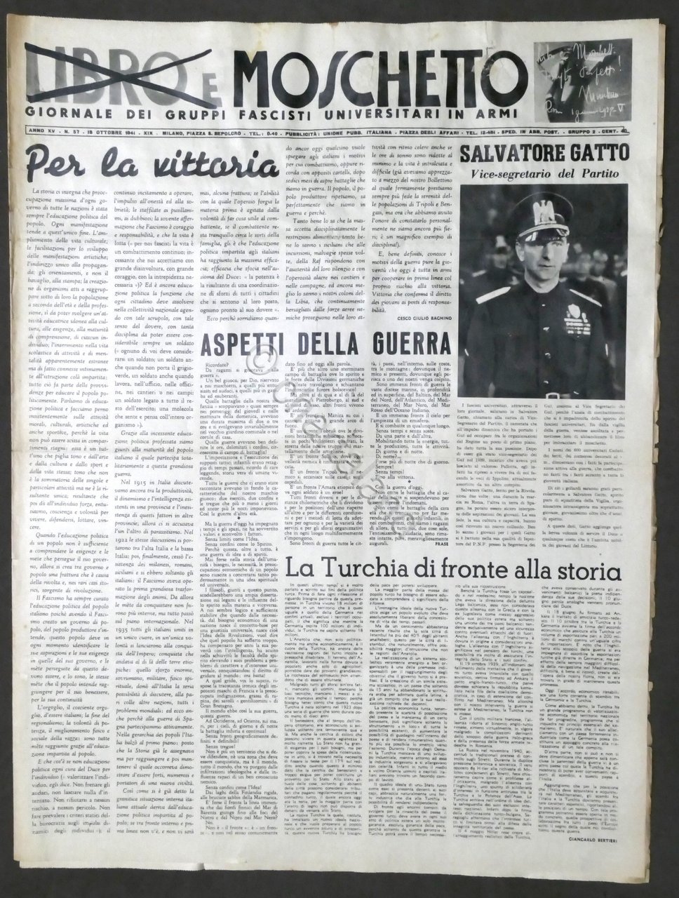 Giornale - Libro e Moschetto - Anno XV - N. …