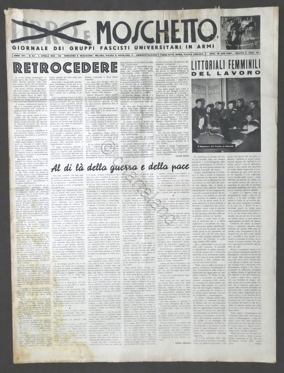 Giornale - Libro e Moschetto - Anno XVI - N. …