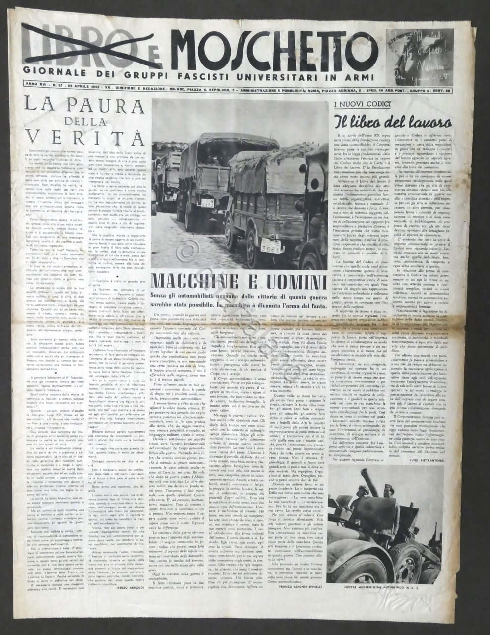 Giornale - Libro e Moschetto - Anno XVI - N. …