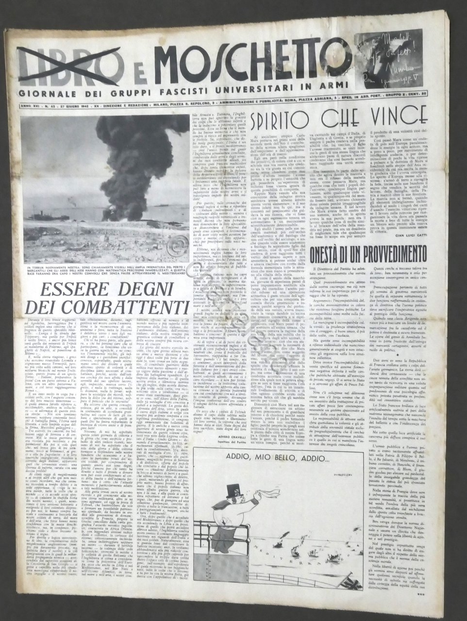 Giornale - Libro e Moschetto - Anno XVI - N. …