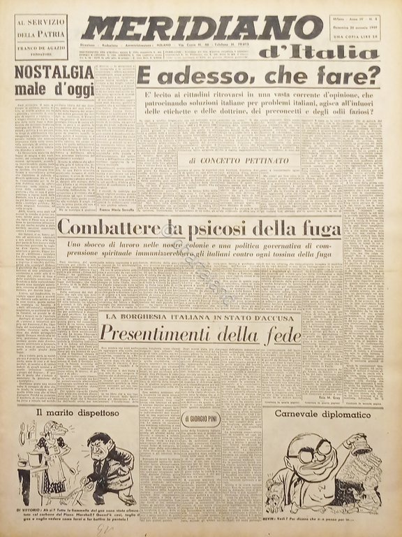 Giornale - Meridiano d'italia N. 4 - Combattere la psicosi … | Immagine Gallery 2