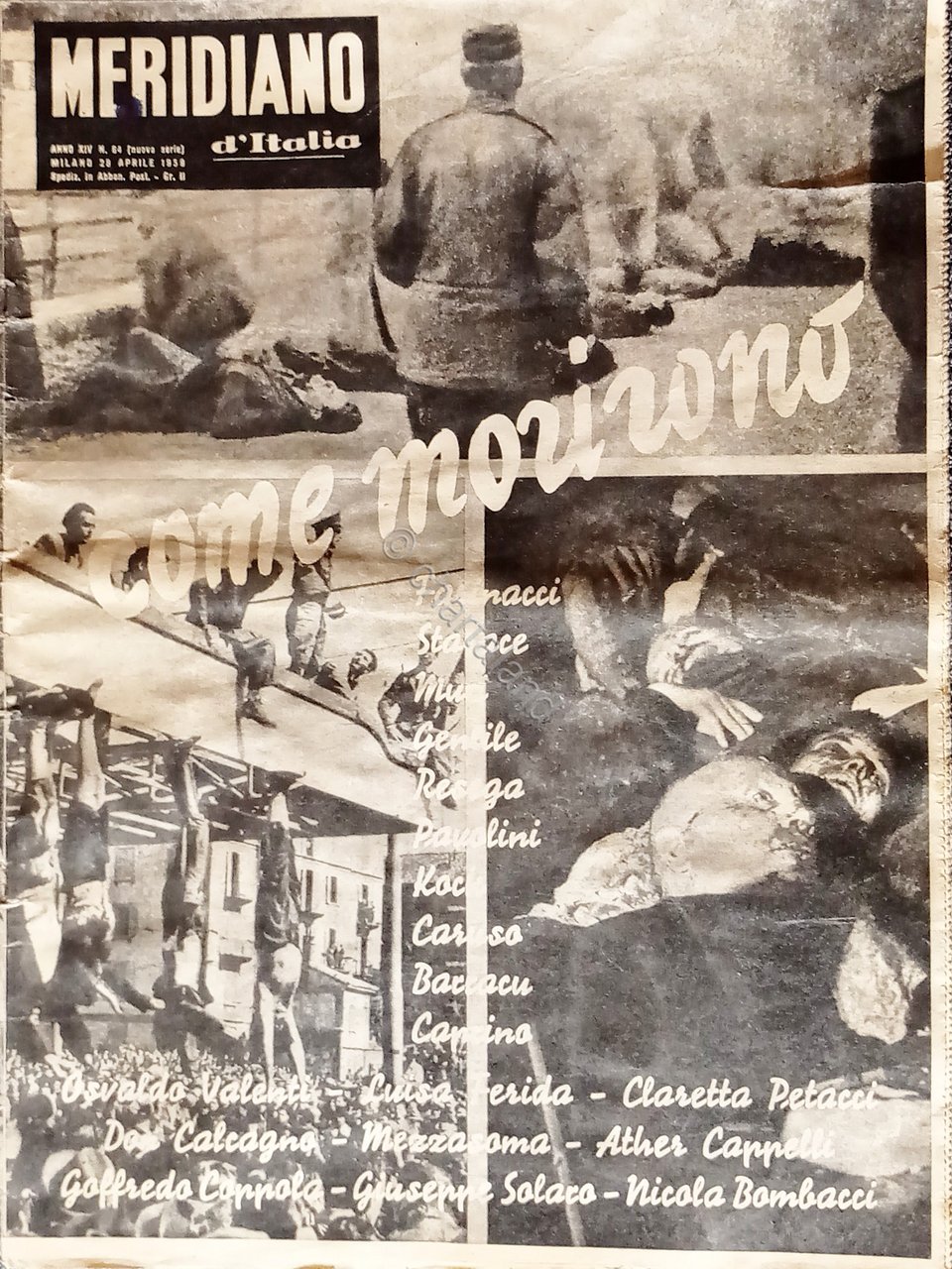 Giornale - Meridiano d'Italia N. 64 - Aprile 1958 Come … | Immagine principale