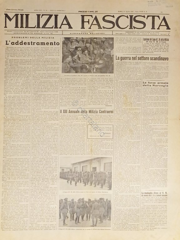 Giornale - Milizia Fascista N. 26 - 1940 - XIII … | Immagine Gallery 2