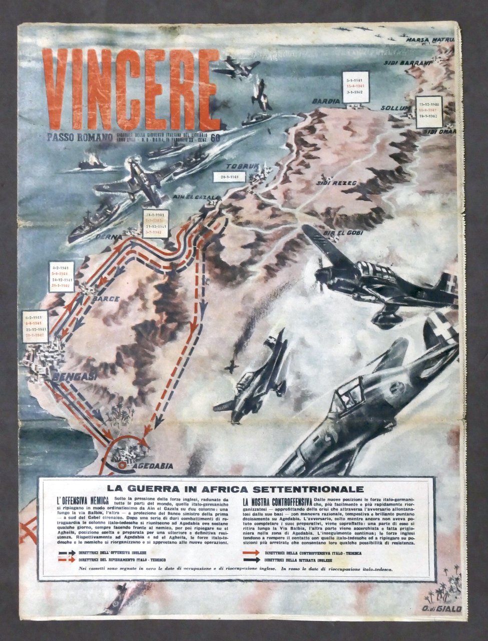 Giornale - WWII - Passo Romano Vincere N. 8 - …