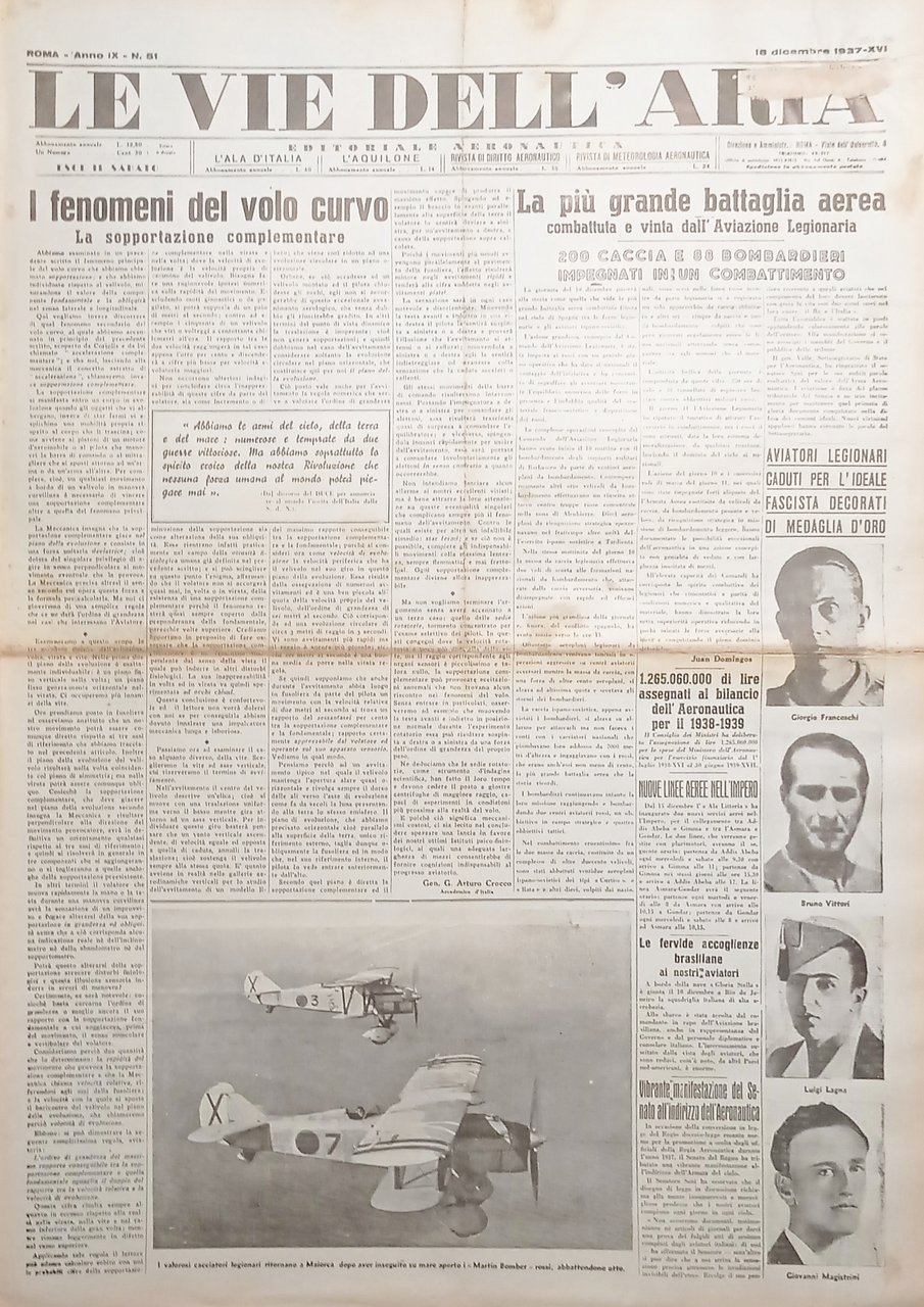 Giornale Aeronautica - Le Vie dell'Aria N. 51 La più …