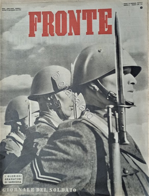 Giornale del Soldato - Fronte N. 2 - 12 Settembre …
